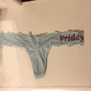 Victoria’s secret lace waist thong panty